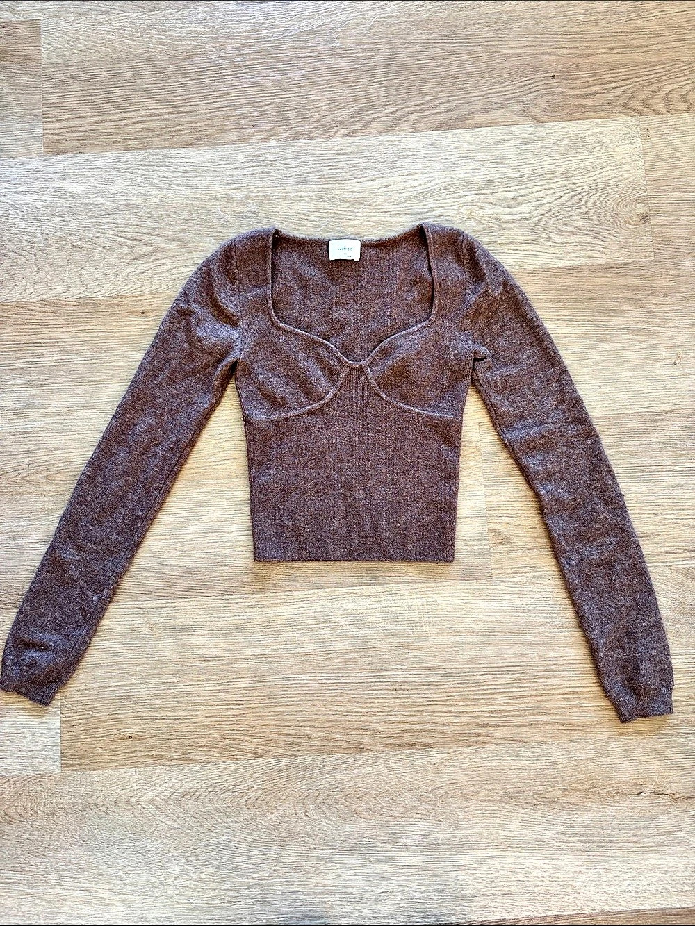 Wilfred Greer Sweater Long Sleeve Brown XS